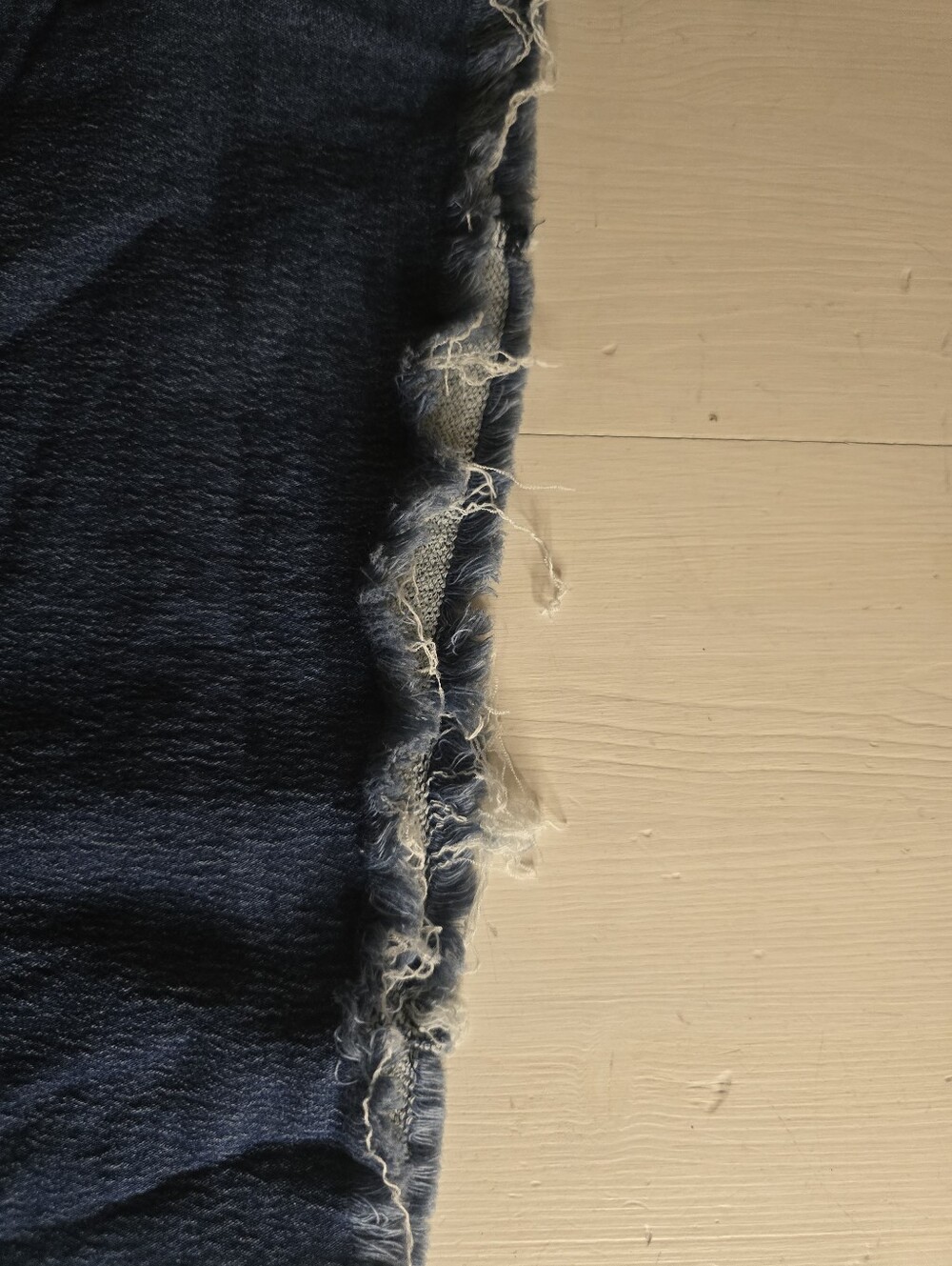 Venus Off The Shoulder Raw Edge Denim XS - Picture 11 of 14